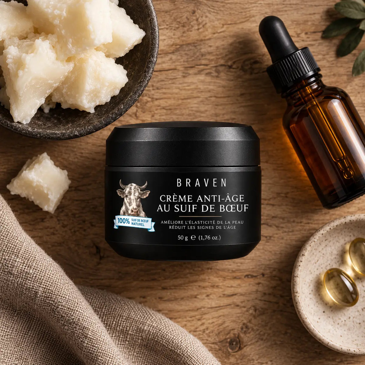 BRAVEN — Baume Anti-Âge Visage