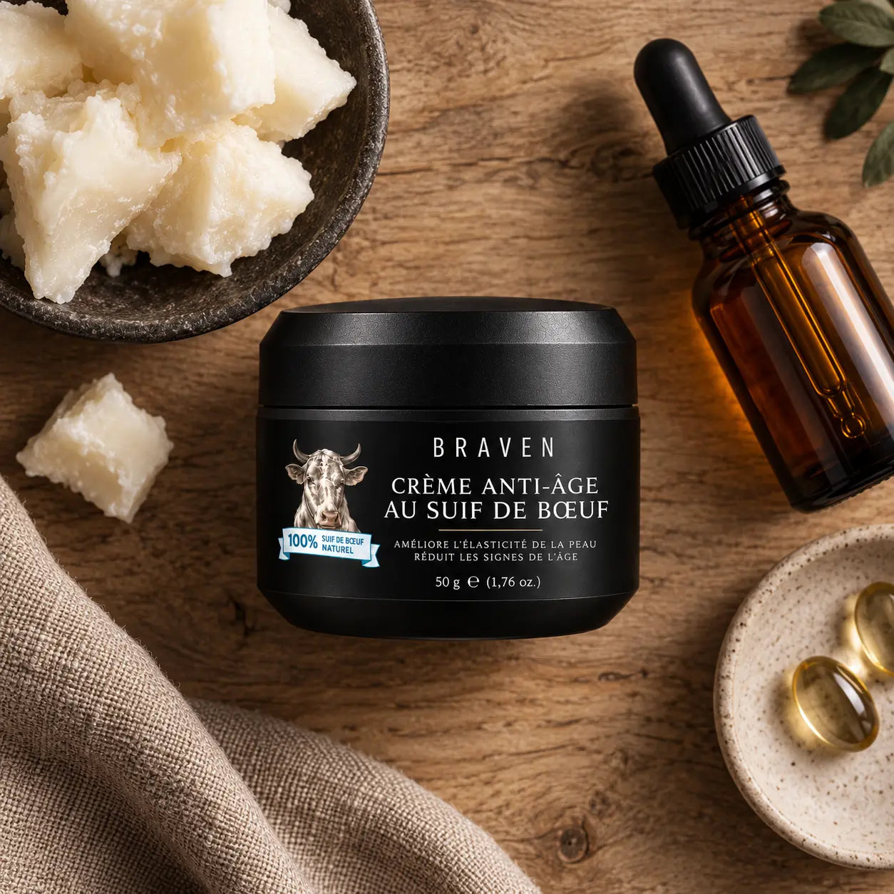 BRAVEN — Baume Anti-Âge Visage